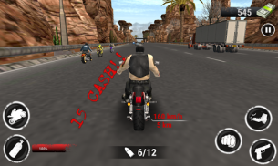 VR Highway Bike Attack Race screenshot 2