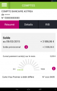 Application mobile GBanque screenshot 3