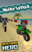 MOTO CROSS HERO - 3D Free Game screenshot 0