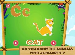 Jeux d'apprentissage de l'alphabet ABC C screenshot 3