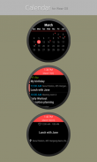 Calendar for Android Wear screenshot 3