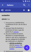 Dicionário de italiano screenshot 2