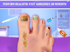 Nail Surgery Foot Doctor - Offline Surgeon Games screenshot 3