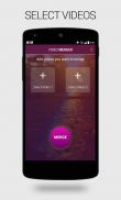 Video Merger - Side By Side screenshot 1