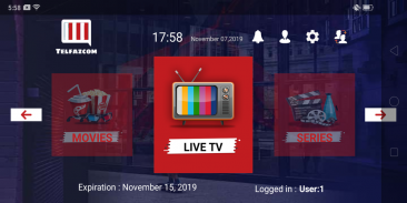 Application broadcast IPTV services for users screenshot 1