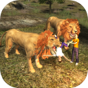 Lion Attack 3D Simulator Icon