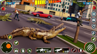 Hungry Animal Crocodile Games screenshot 0