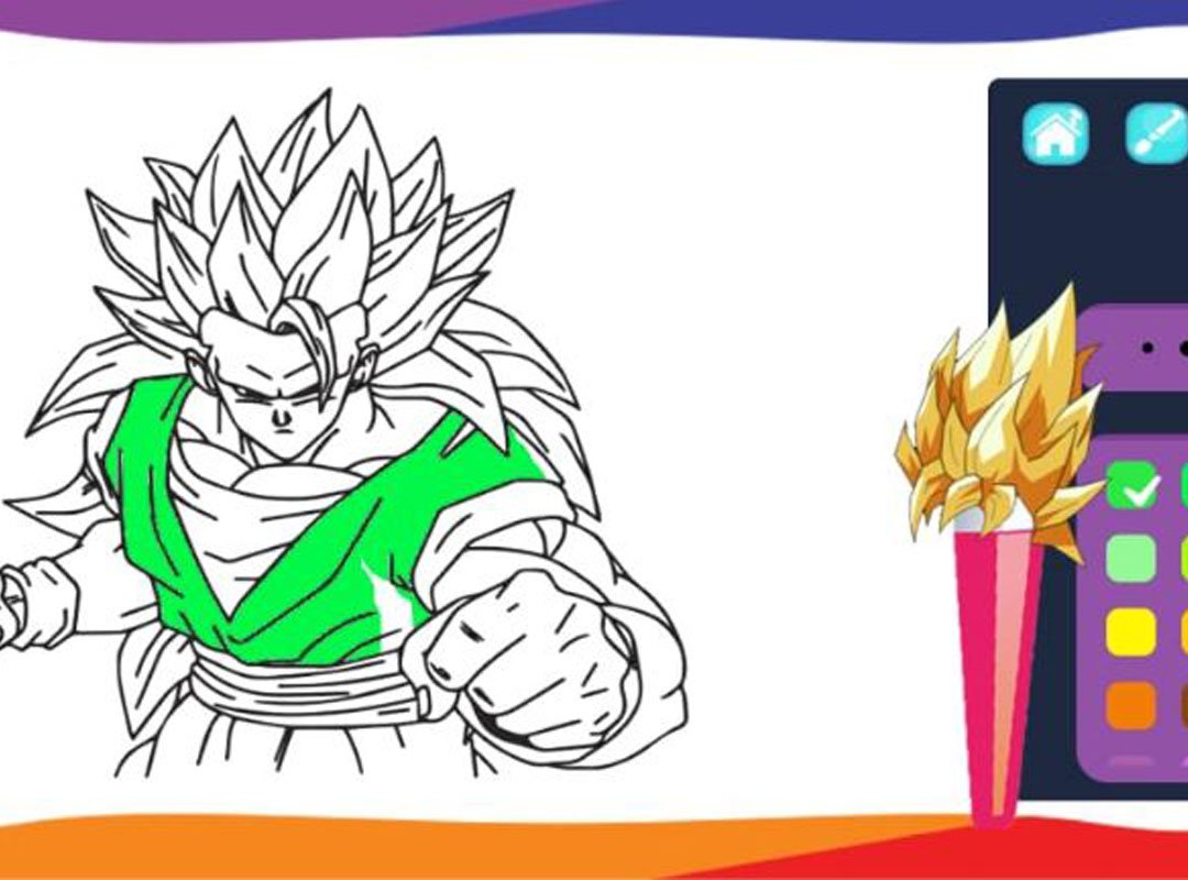 Download do APK de Livro de colorir Goku DBZ para Android