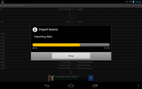 Hockey Livescore Widget screenshot 15