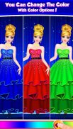 Prom Party Fashion Doll Salon Dress Up Game screenshot 4