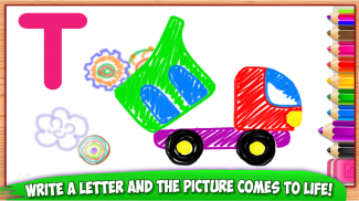 Spiele zum Malen für Kinder 🎨 Buchstaben lernen! screenshot 0