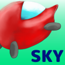 miniCar RedNose Sky Free Icon