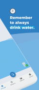 पानी पीने का अनुस्‍मारक और अलार्म screenshot 1