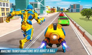 Futuristic Ball Robot Transform: Robot Games screenshot 3
