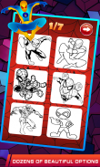 spider boy coloring amazing super heros screenshot 5