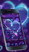 Shiny Neon Love Launcher screenshot 1