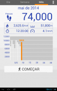Podómetro - Contador de Passos screenshot 10