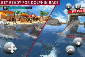 Dolphin Transport Passenger Beach Taxi Simulator screenshot 8