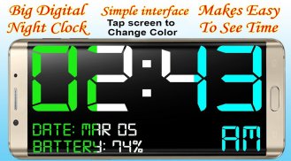 Digital Clock Simple and Big screenshot 6