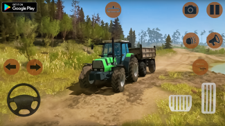 Tractor Trolley Cargo  : Farming Simulator 2021 screenshot 3