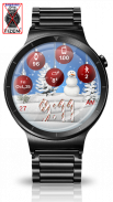 Christmas Snow HD Watch Face screenshot 1