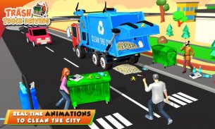 Urban Garbage Truck Driving - Waste Transporter screenshot 7