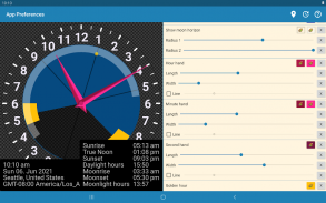 Sonnenuhr - Astronomische Uhr screenshot 10