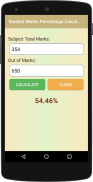 Student Marks Percentage Calculator screenshot 0