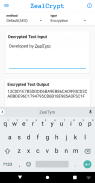 ZealCrypt - Encrypt And Decrypt Easily screenshot 1