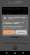 Sound Booster Pro screenshot 1