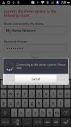 Stereo System Network Setup screenshot 2