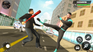 Green Rope Hero Crime City Games – Gangstar Crime screenshot 9