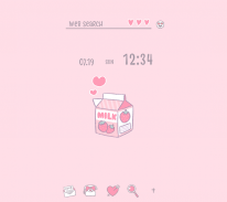 Hearty Milk Theme +HOME screenshot 2
