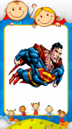 Coloring Superman Games screenshot 2