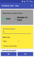 Fertilizer Calculator - Goa screenshot 2