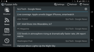 Weather and News Info Widget screenshot 17