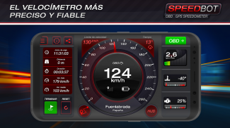 Speedbot. Velocímetro GPS/OBD2 Gratis screenshot 0