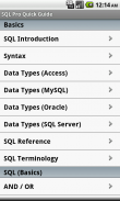 SQL Pro Quick Guide Free screenshot 0