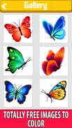 Butterfly Color by Number - Pixel Art Sandbox Draw screenshot 1