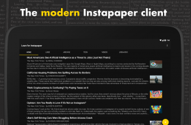 Lean for Instapaper, the modern Instapaper client screenshot 2