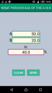 Percentage Calculator screenshot 1