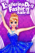 ballerina doll fesyen salon make up game screenshot 0