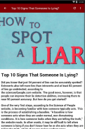 HOW TO TELL IF SOMEONE IS LYING screenshot 3