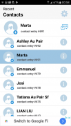 Recent Contacts - Reco screenshot 1