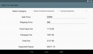 Fee Calc For eBay India Seller screenshot 2