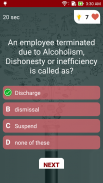 Human Resources(HR) Quiz screenshot 1