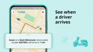 TUDA — order a ride screenshot 2