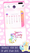 Unicorn Diary With Lock screenshot 2