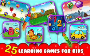 Balloon game - Game pembelajaran untuk anak-anak screenshot 4