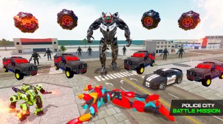 Dragon Robot Police Car Game screenshot 0